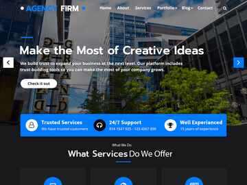 Agency Firm wordpress theme