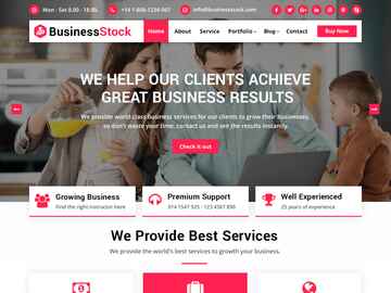 Business Stock wordpress theme