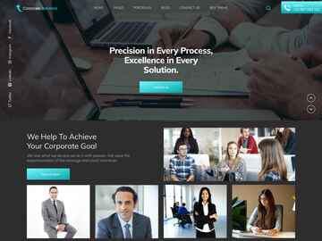 Corporate Solutions wordpress theme