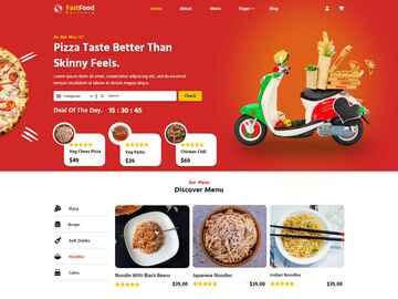 Fast Food Delivery wordpress theme