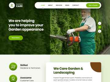 Garden Care Lite wordpress theme