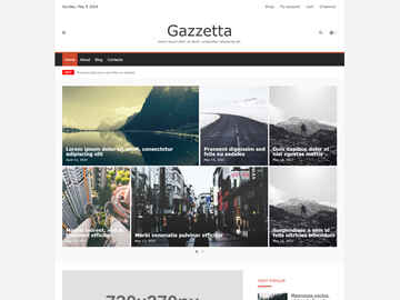 Gazzetta wordpress theme