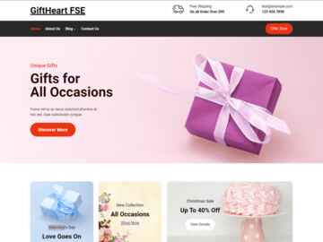 GiftHeart FSE wordpress theme