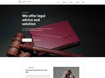 Lawyer Elementor wordpress theme
