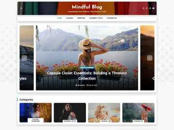 Mindful Blog wordpress theme