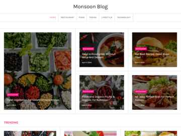 Monsoon Blog wordpress theme