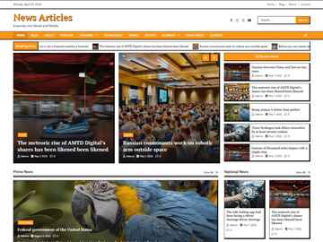 News Articles wordpress theme