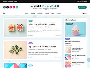 Ogma Blogger wordpress theme