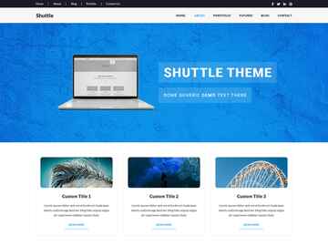 Shuttle Zone wordpress theme